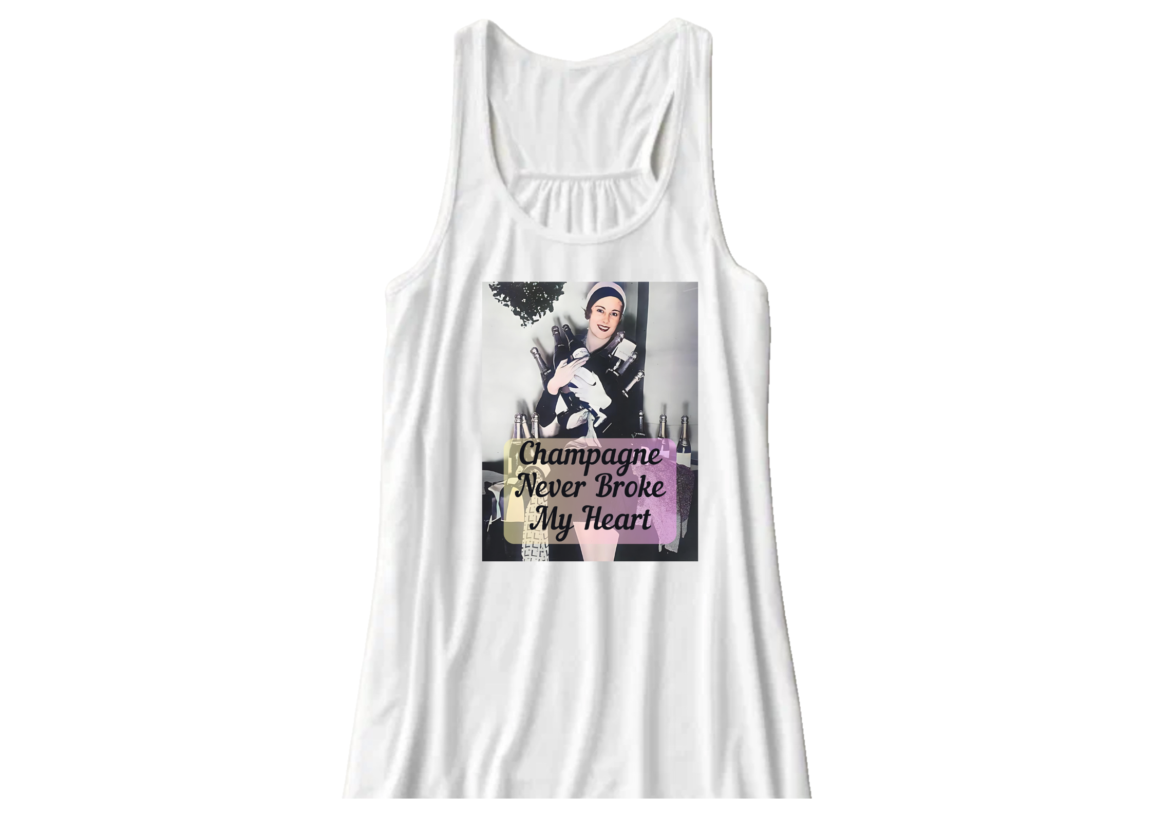 Champagne Never Broke My Heart Tank