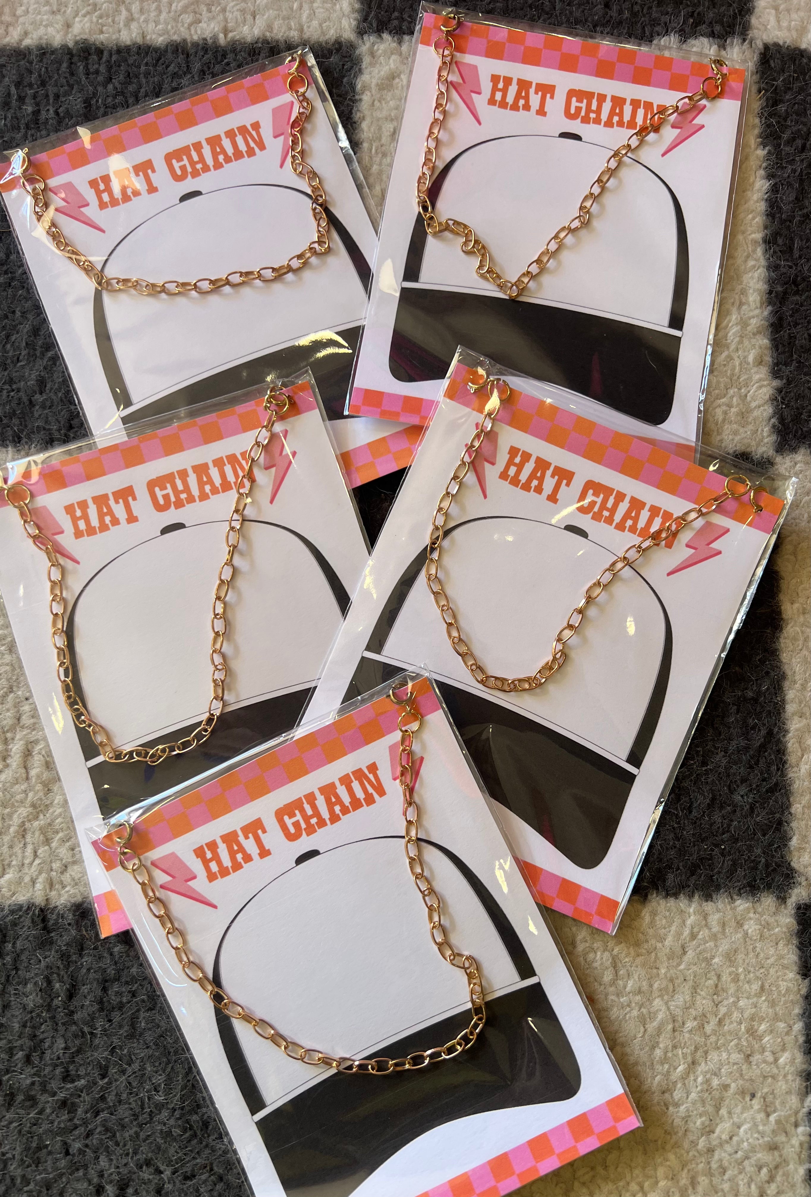 Dainty Gold Hat Chain