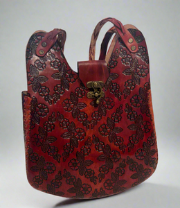 Red Leather Purse