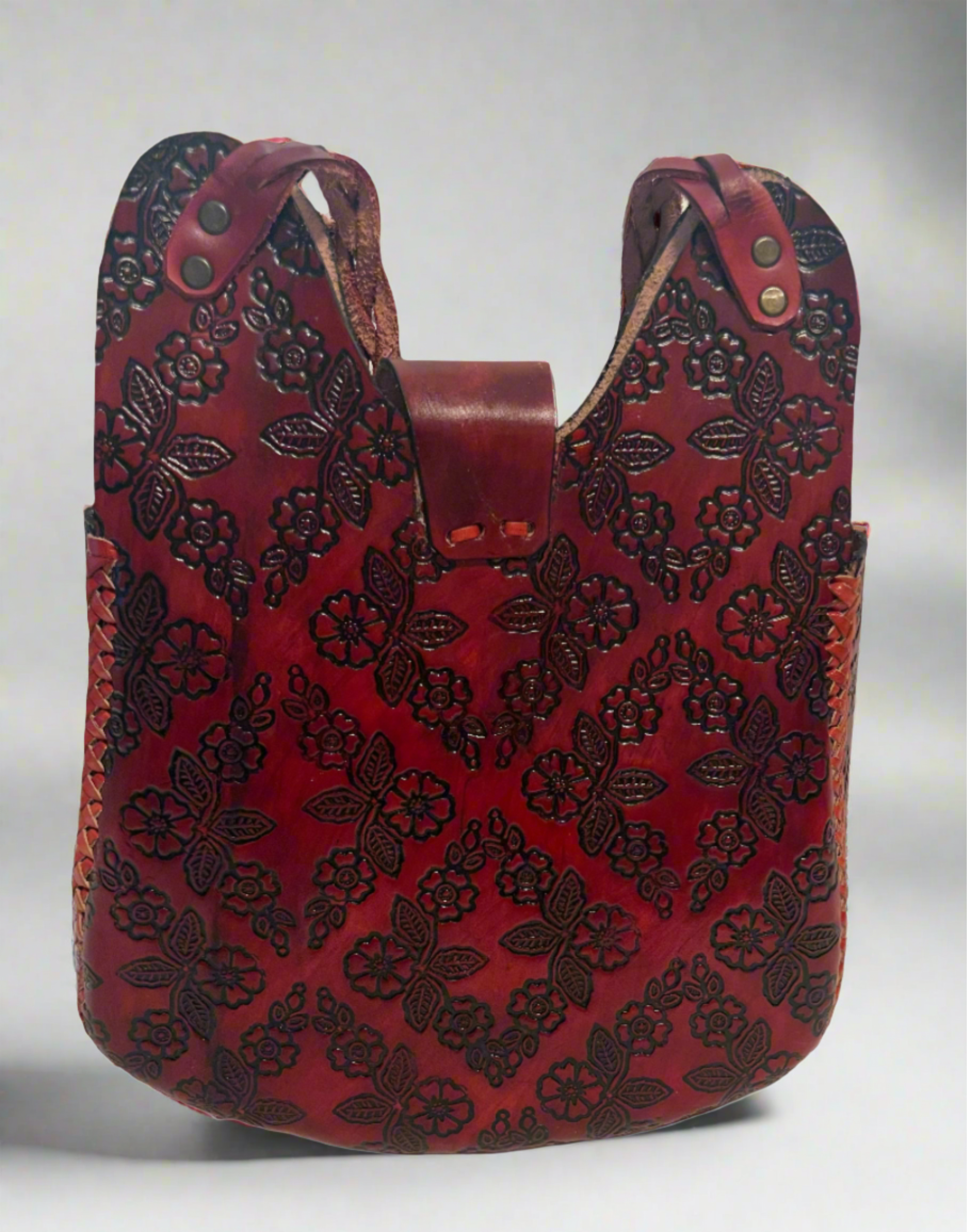 Red Leather Purse