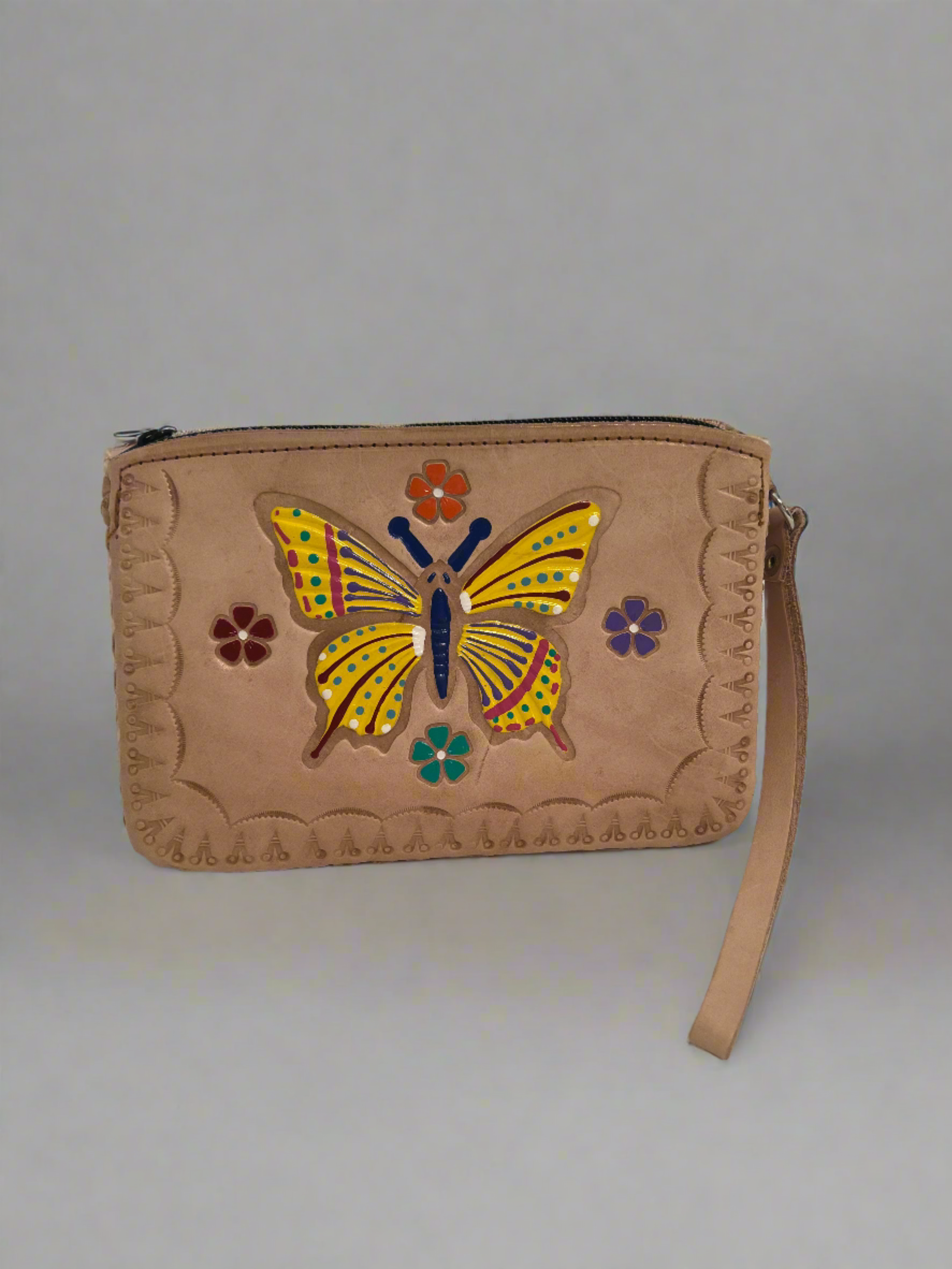 Leather Wristlet