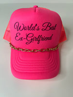 Load image into Gallery viewer, World&#39;s Best Ex Girlfriend Trucker Hat
