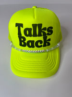 Load image into Gallery viewer, Talks Back Trucker Hat
